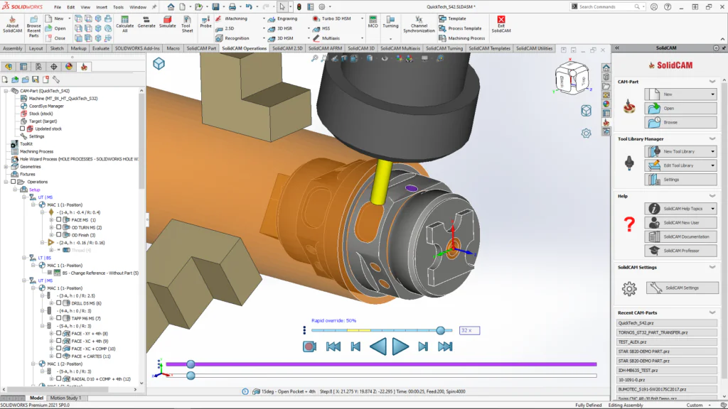 SolidCAM TurnMill/MillTurn