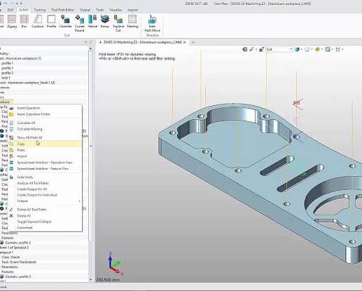 ZW3D 2-Axis Machining